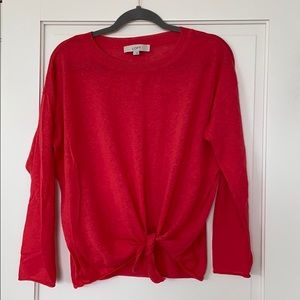 Loft side-tie sweater